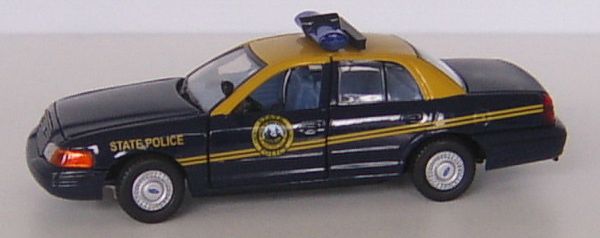 Gearbox Ford Crown Victoria Interceptor West Virginia Police Diecast 